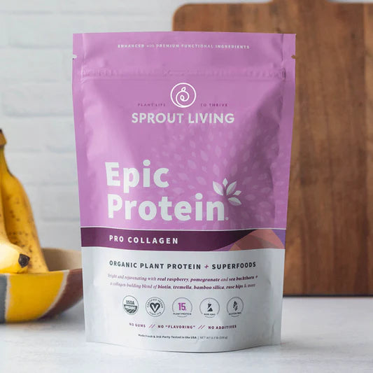 Sprout Living Epic Protein - Pro Collagen, Berry (Individual)