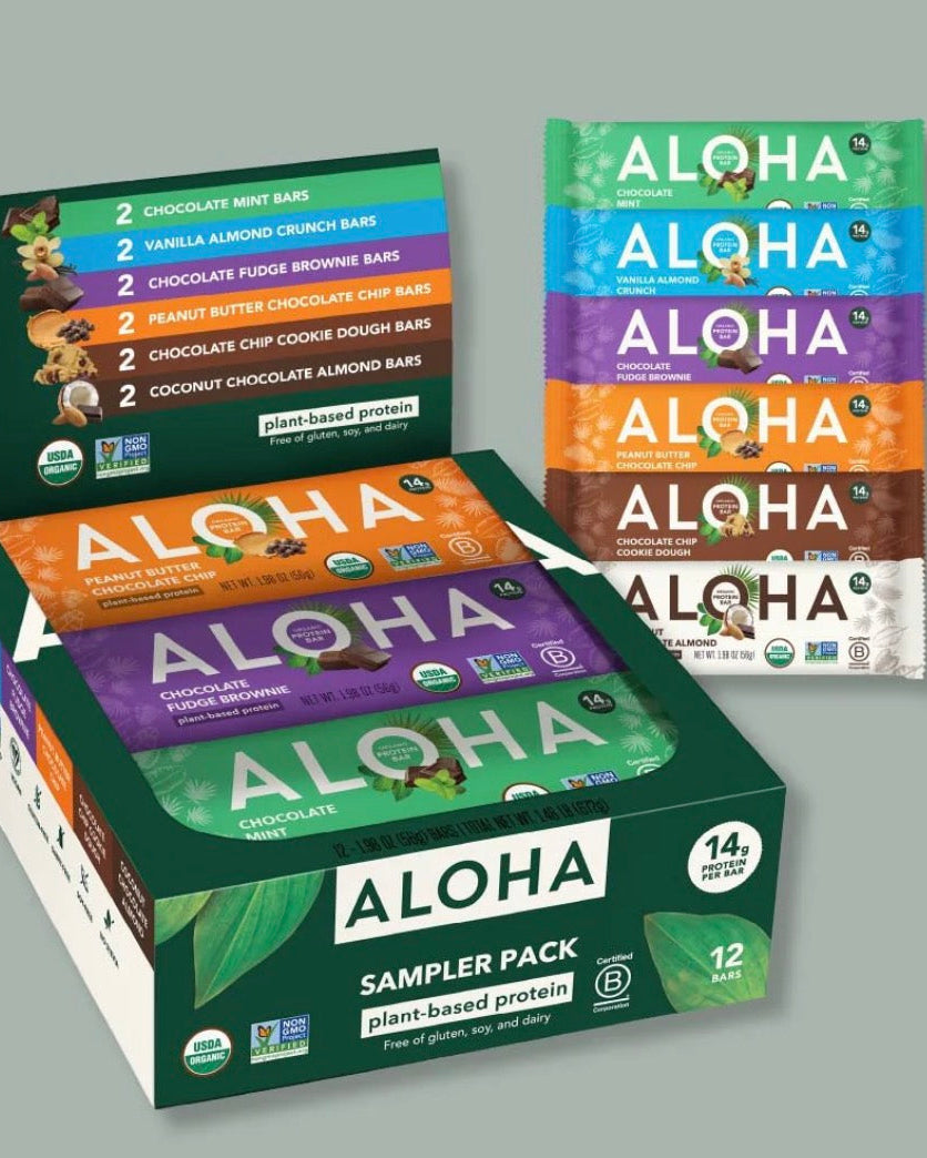Aloha Vegan Protein Bar- (Box of 12)